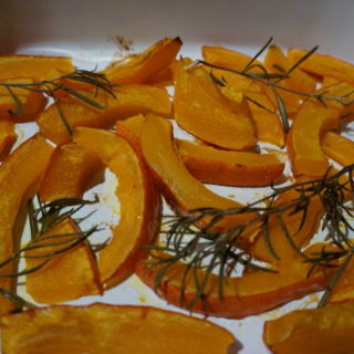 Kürbis aus dem Ofen für Babys