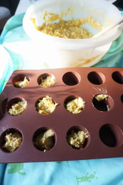 Minimuffins mit Zucchini und Kürbis von breifreibaby