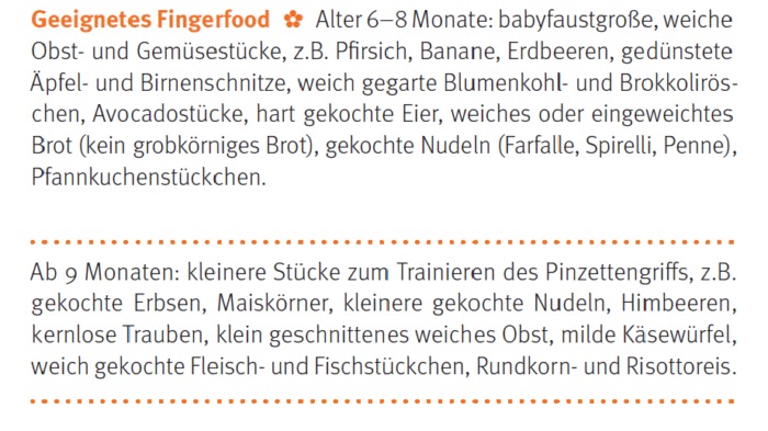 geeignet Lebensmittel für Fingerfood_breifreibaby