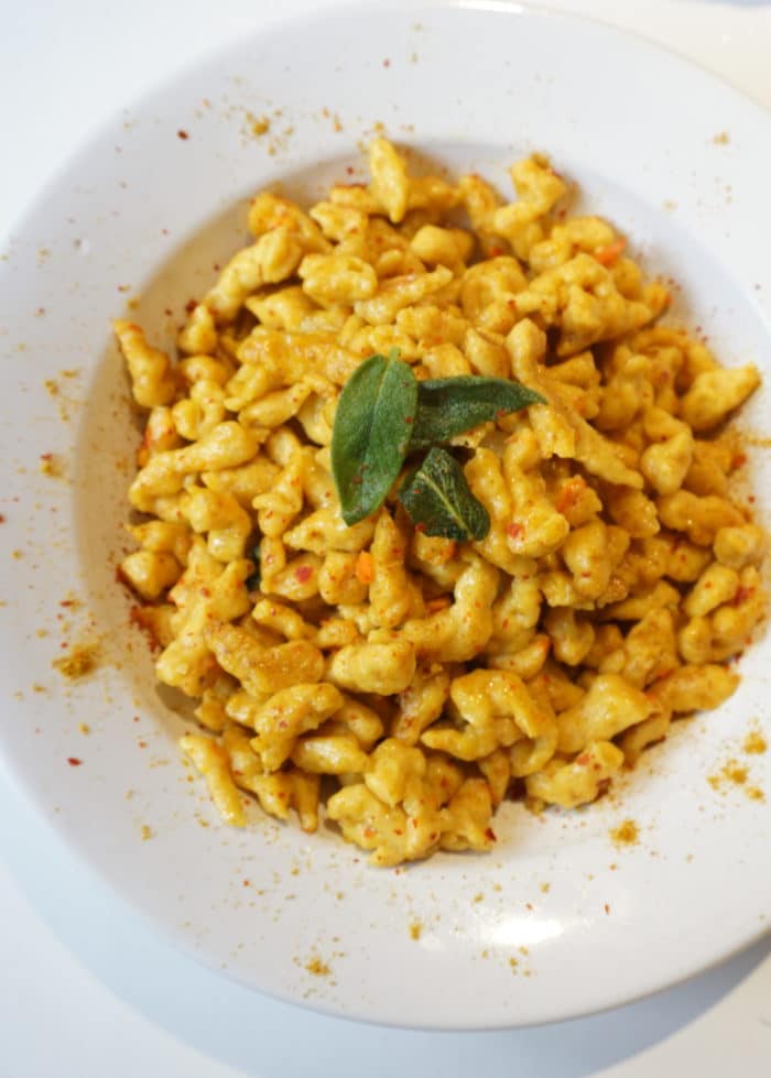 Spätzle mit Curry und Salbei_breifreibaby