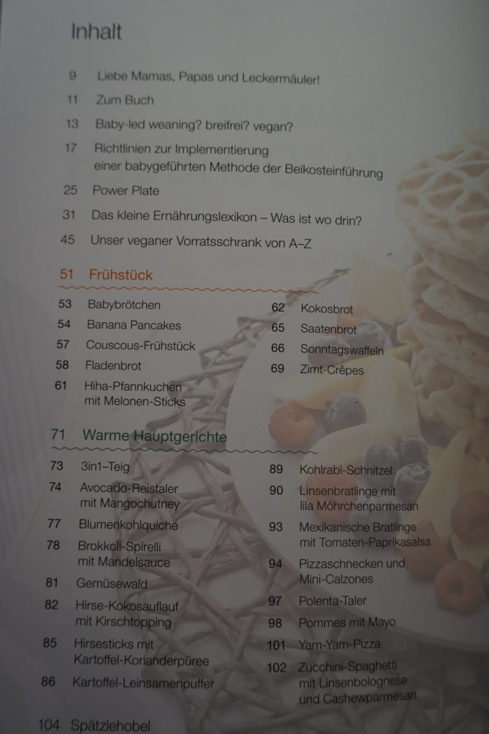 Inhalts veganes breifrei Kochbuch_breifreibaby