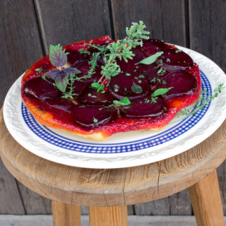 Tarte mit Rote Bete - ein veganes Rezept für die ganze Familie
