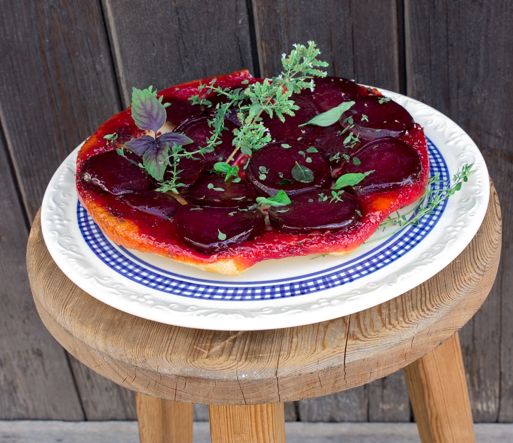 Tarte mit Rote Bete - ein veganes Rezept für die ganze Familie