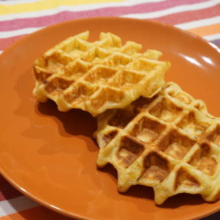 Waffeln herzhaft backen mit Kartoffeln für Kinder