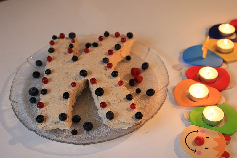 zuckerfreier Karottenkuchen für den ersten Geburtstag