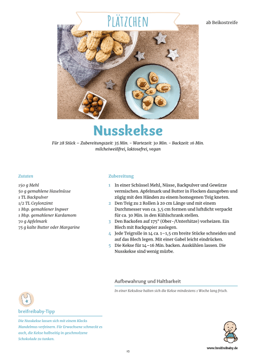Zuckerfreie Plätzchen - Plätzchen Backbuch