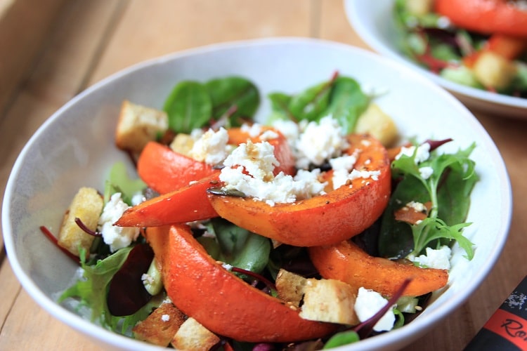 Kürbis-Feta-Salat - inspiriert durch das Buch Taste of Love - Geheimzutat Liebe