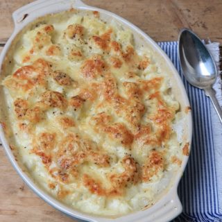 Blumenkohl-Bergkäse-Gratin