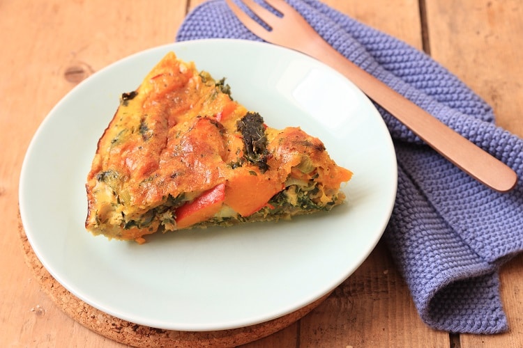 Kürbis-Grünkohl-Quiche mit Bergkäse von breifreibaby