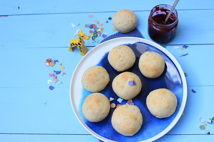 Kreppel ohne Zucker für Babys