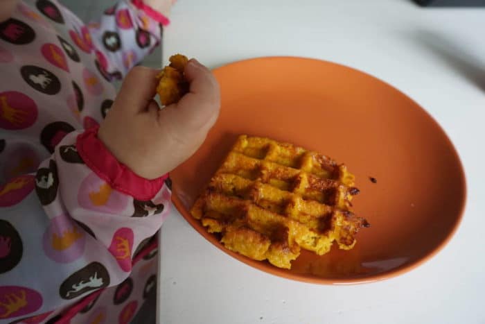 Breifrei Rezepte für Babys - Süßkartoffelwaffeln von breifreibaby