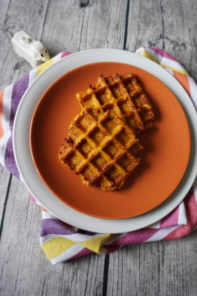 Breifrei Rezepte für Babys - Süßkartoffelwaffeln von breifreibaby