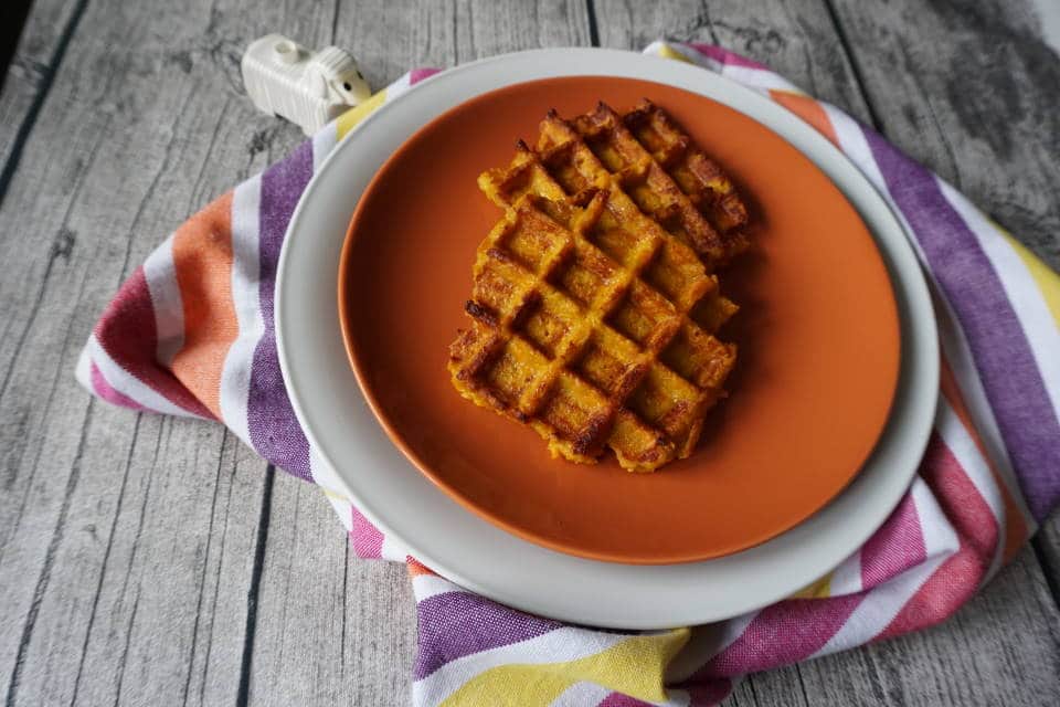 Breifrei Rezepte für Babys - Süßkartoffelwaffeln von breifreibaby