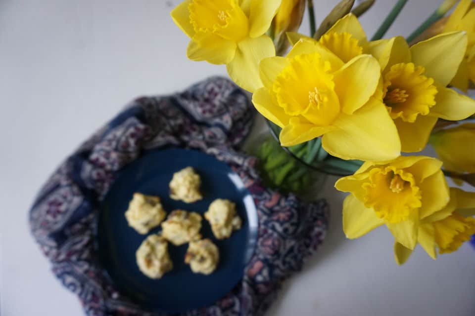 glutenfreie Apfelwölkchen mit Kokosmehl für baby-led weaning