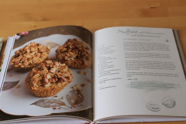 Himbeer-Haferflocken-Muffins ohne Zucker aus dem Buch "Gesund backen ist Liebe"