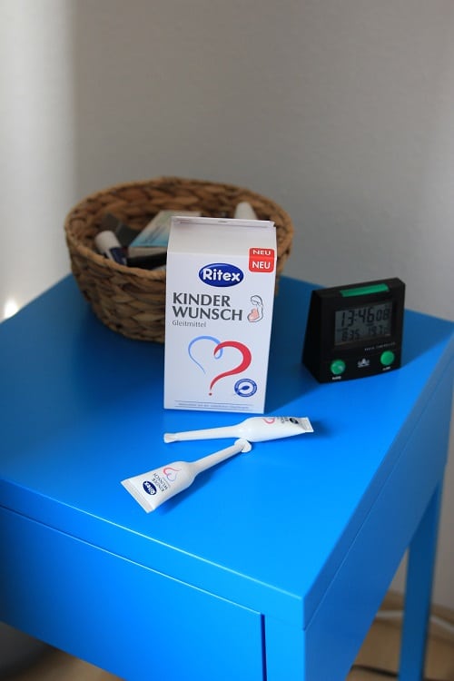 Das Ritex Kinderwunsch Gleitmittel kann beim Kinderwunsch helfen