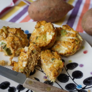 Süßkartoffelmuffins mit Thunfisch für Kleinkinder