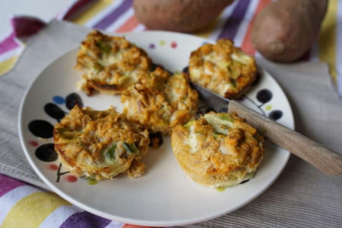 Süßkartoffel Thunfisch Muffins