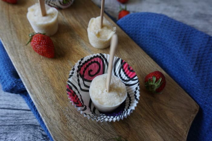 Eis am Stiel für Babys und Kinder - selbstgemachtes Bananeneis