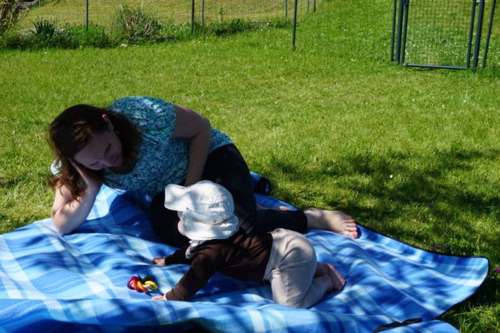 Mama und Baby im Schwarzwald Urlaub