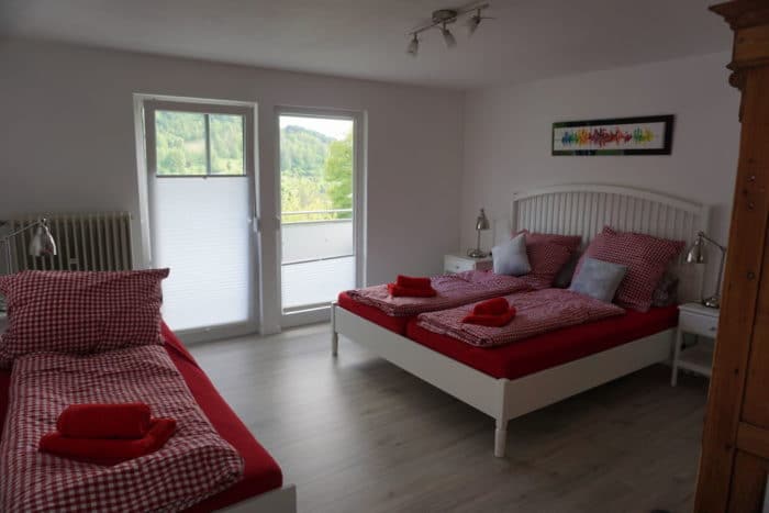 Familienbett im Schwarzwald Ferienhaus mit Kindern