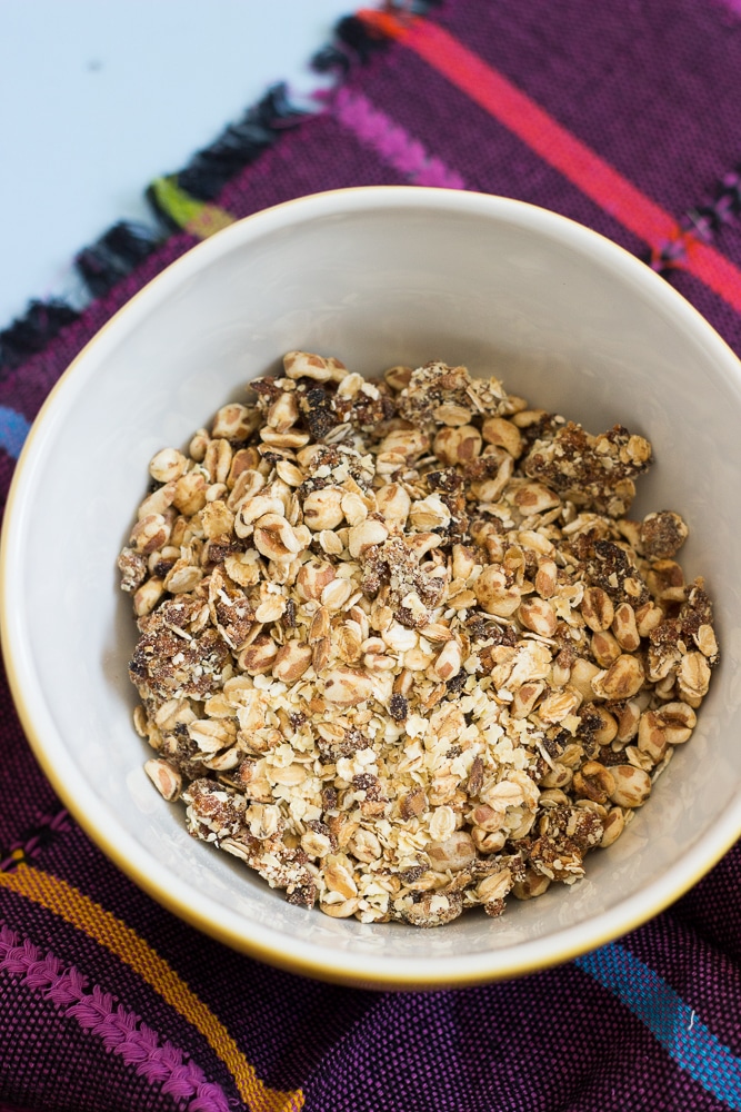 Baby und Kinder Müsli ohne Zucker selbst machen - Aprikosenmüsli für BLW geeignet
