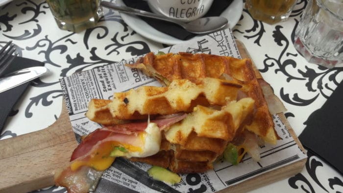 herzhafte Waffel - unsere Barcelona Geheimtipps Essen