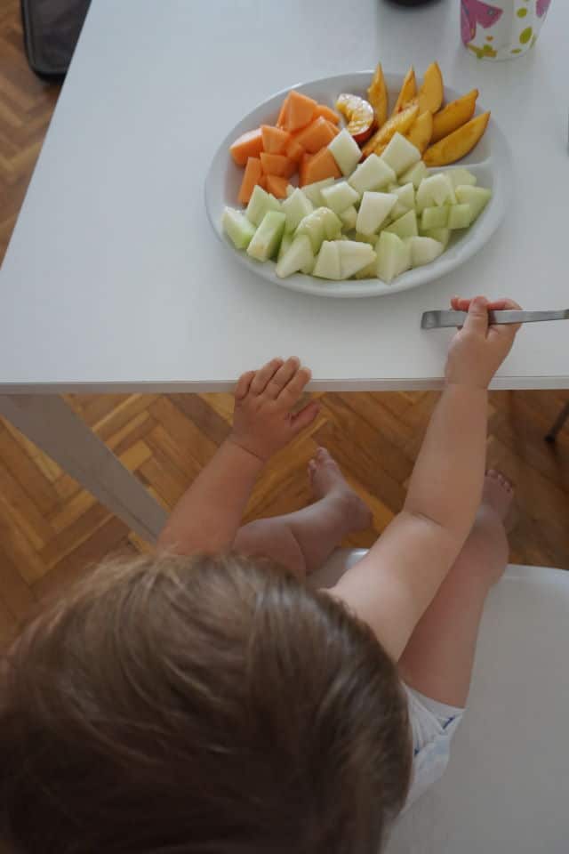 Obst zum Beikost fürs Babys - BLW und breifrei
