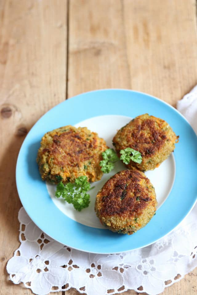 Couscous Bratlinge für breifrei und baby-led weaning - unser vegetarisches Rezept