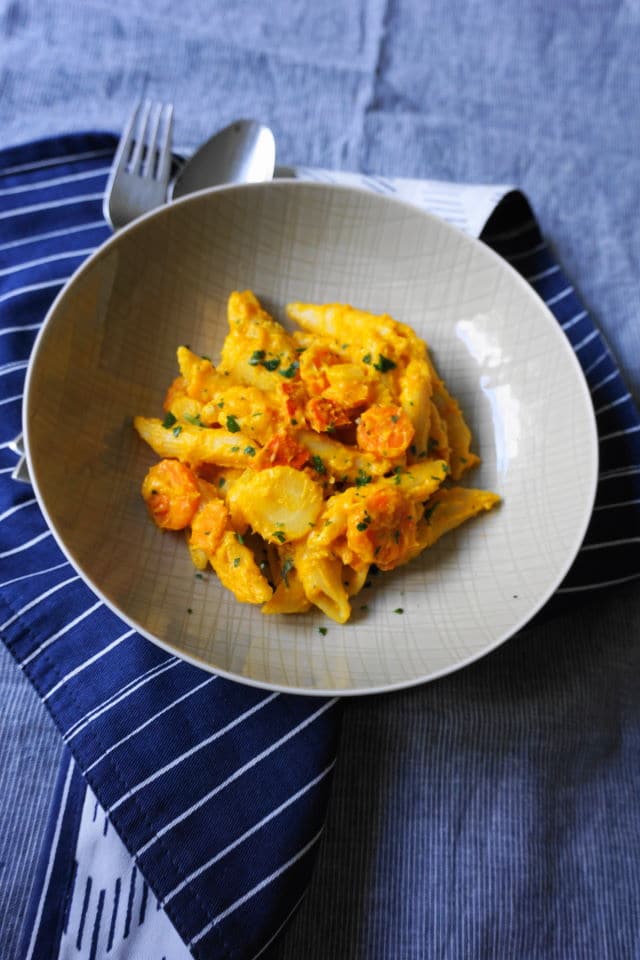 BLW Rezept: One Pot Pasta mit Gemüse