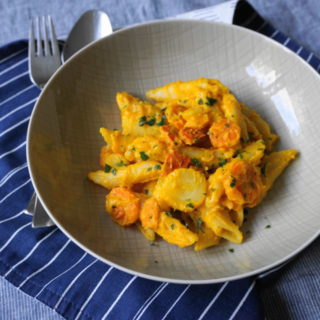 Kürbis One Pot Pasta - Familien BLW Rezept