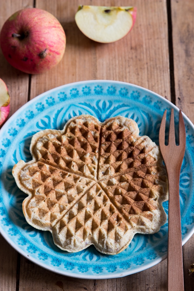 Breifrei Rezepte Apfelwaffeln ohne Zucker für Kinder