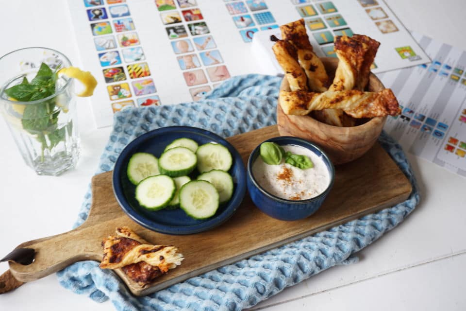 Dips und Snacks für den Spieleabend