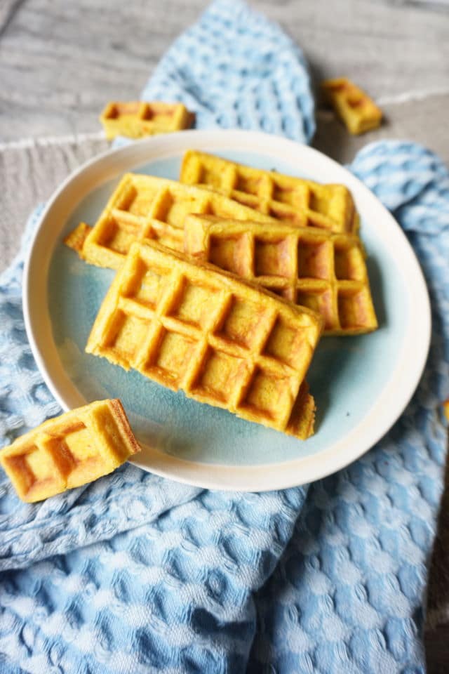 BLW Rezept für Waffeln mit Kürbis