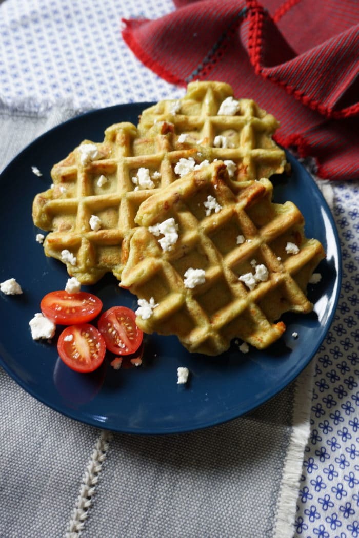 BLW Rezept für Waffeln mit Avocado