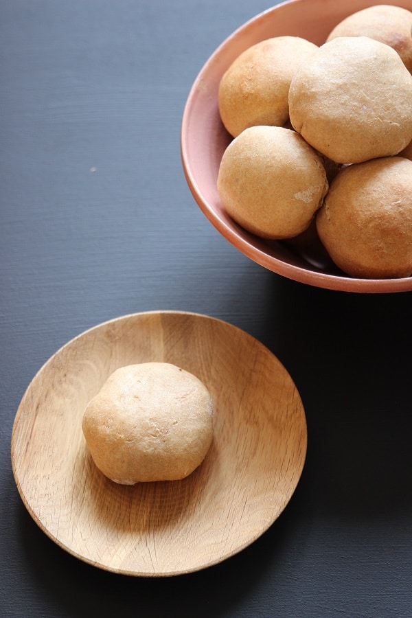 Gefüllte Brötchen für baby-led weaning mit Hackfleisch