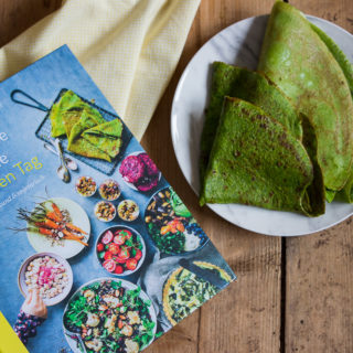 Grüne Pfannkuchen Rezept und ein Buchtipp Die grüne Küche für jeden Tag