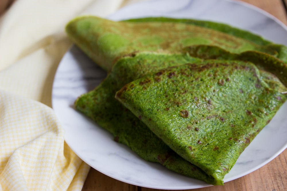 Grüne Pfannkuchen Rezept und ein Buchtipp Die grüne Küche für jeden Tag