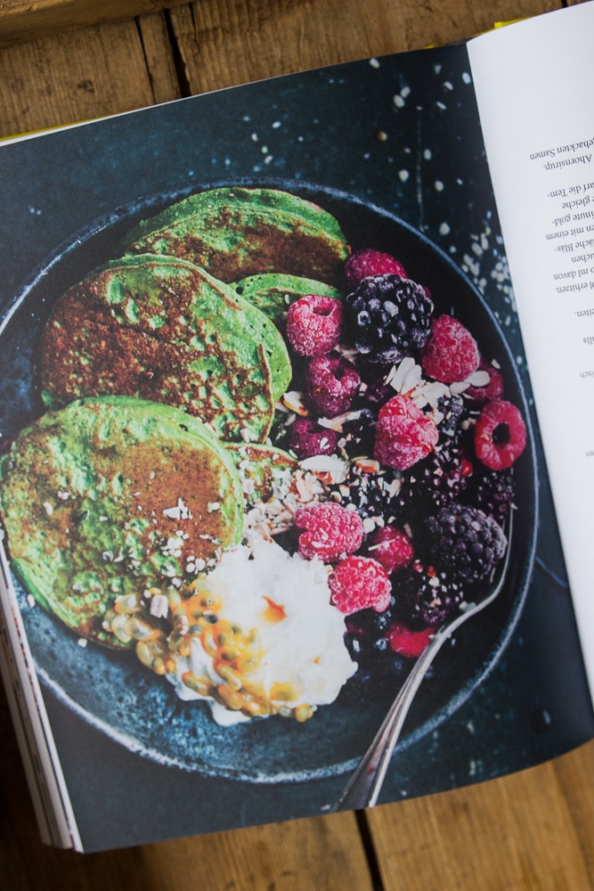 Grüne Pfannkuchen Rezept und ein Buchtipp Die grüne Küche für jeden Tag