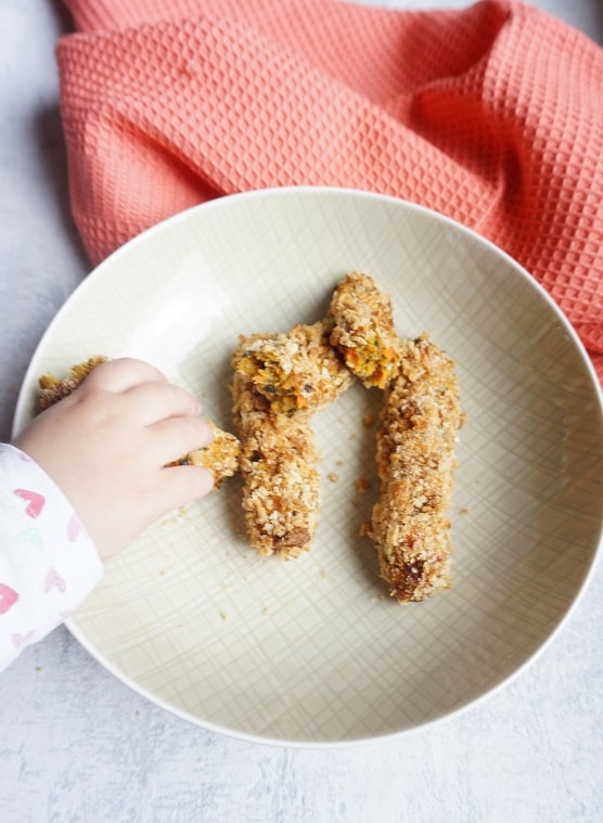 Fingerfood für Babys - Gemüsekroketten - ein tolles BLW Rezept