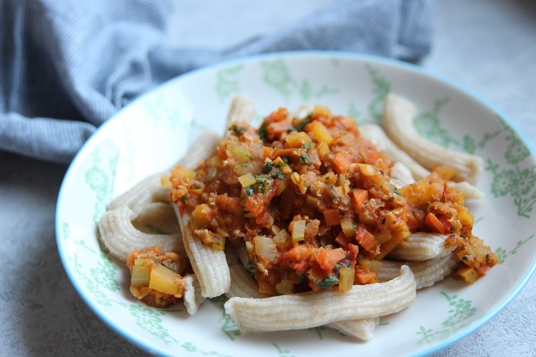 Rezept vegetarische Bolognese mit Linsen