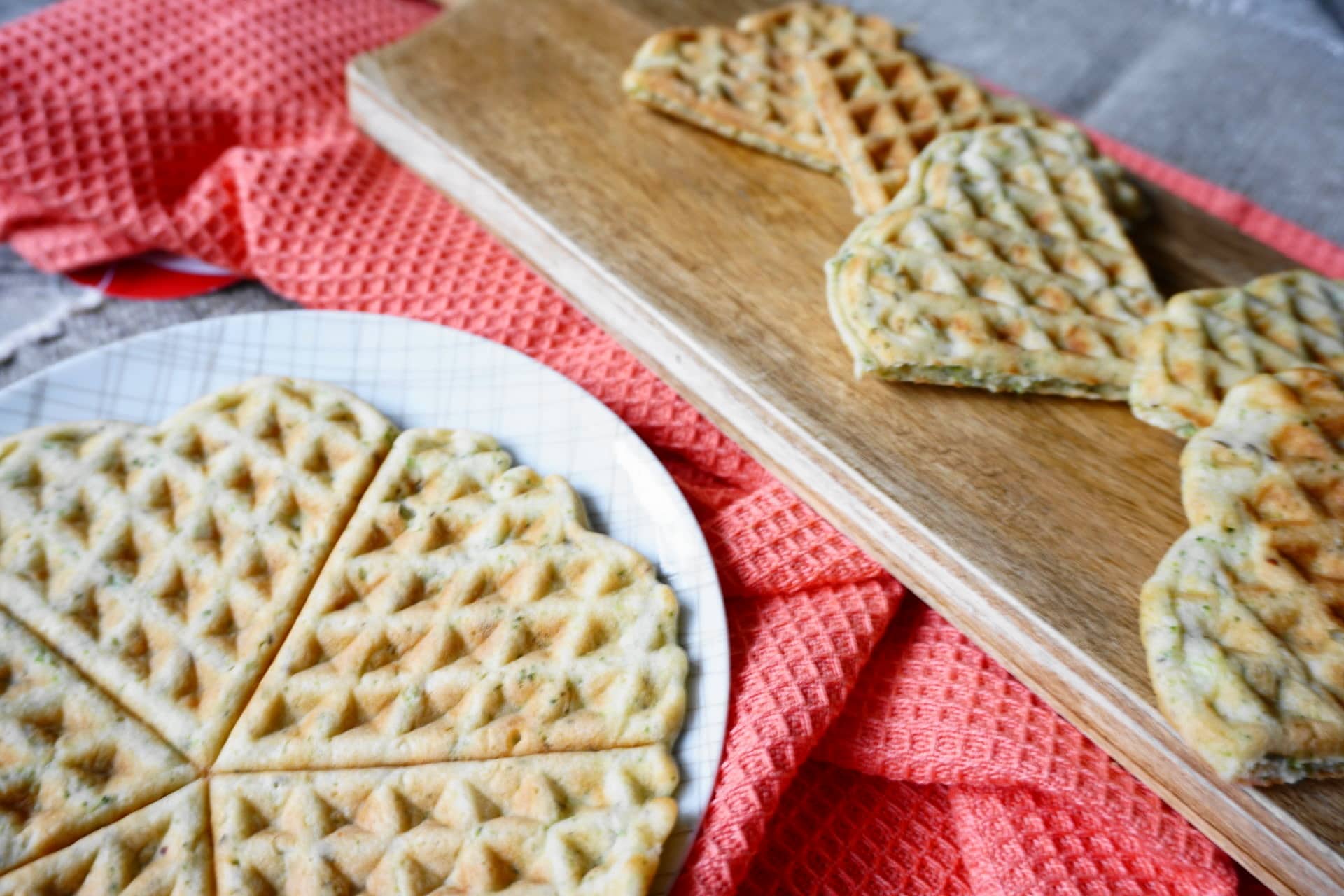Gemüsewaffeln mit Brokkoli - vegetarische Waffeln für die ganze Familie