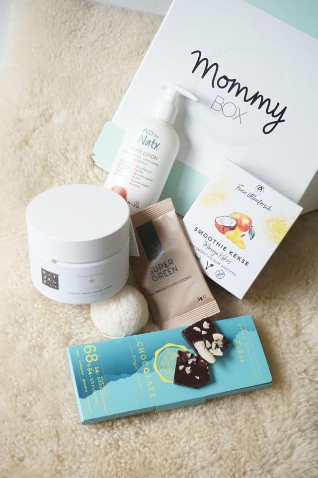 Bodylotion von Rituals für Mama und SChwangerschaftsstreifen, Naty Bodylotion vegan, Zartbitterschokolade mti Kokos, Smoothie Kekse mit Mango