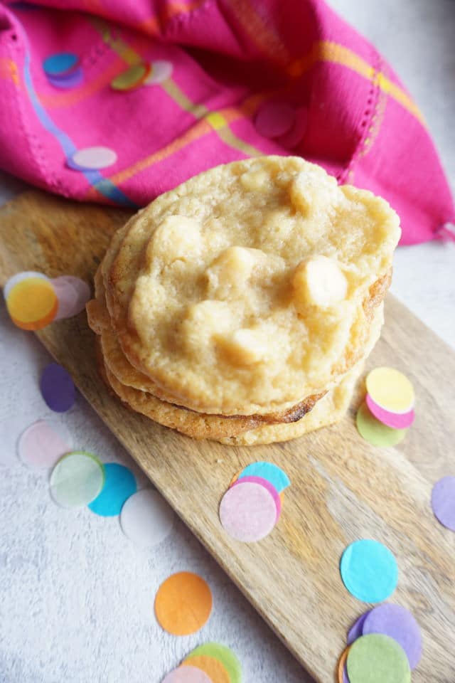 Kekse selber backen - soft backed Cookies - Whithe Chocolate Chips Macadamia Nut Cookies - Kekse mit weißer Schokolade und Nüssen