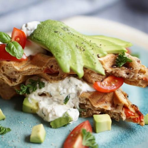 Waffeln mit Fleisch blitzschnell zubereiten - egal ob für ein schnelles Abendessen oder als BLW Rezept