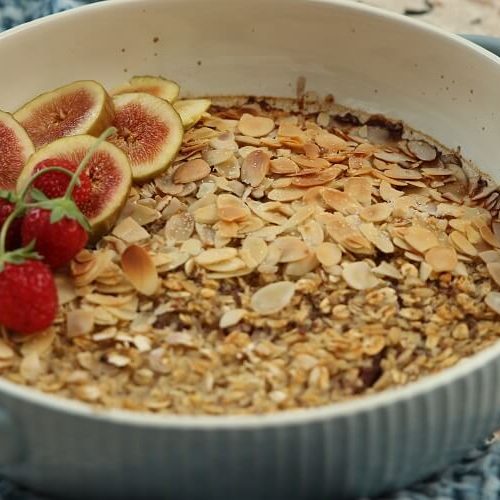 Frühstück für Kleinkinder - Feigenauflauf