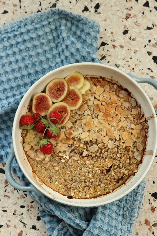 Frühstück für Kleinkinder Feigenauflauf