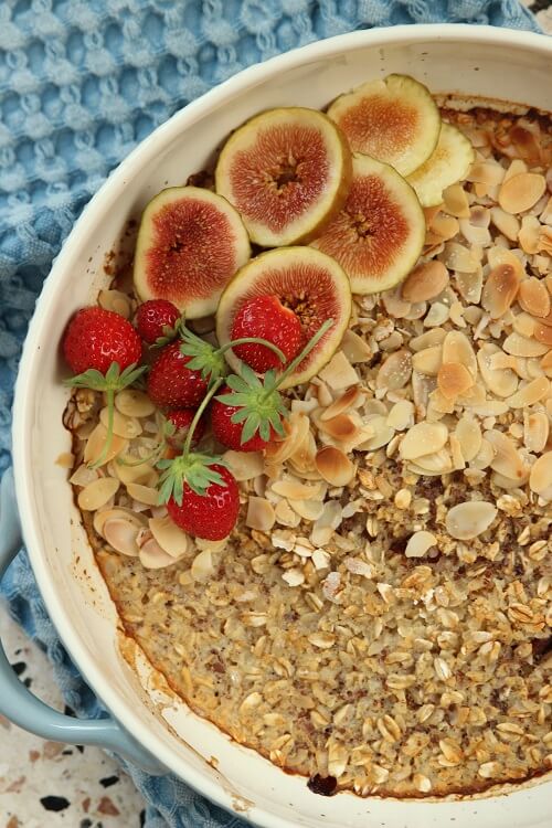 Frühstück für Kleinkinder - Feigenauflauf