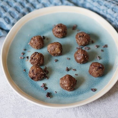 Energiekugeln mit Kakao - Stillkugeln