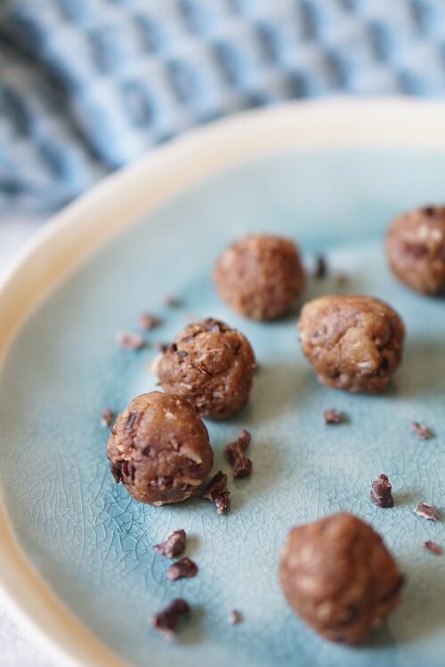 Energiekugeln mit Kakao - Stillkugeln